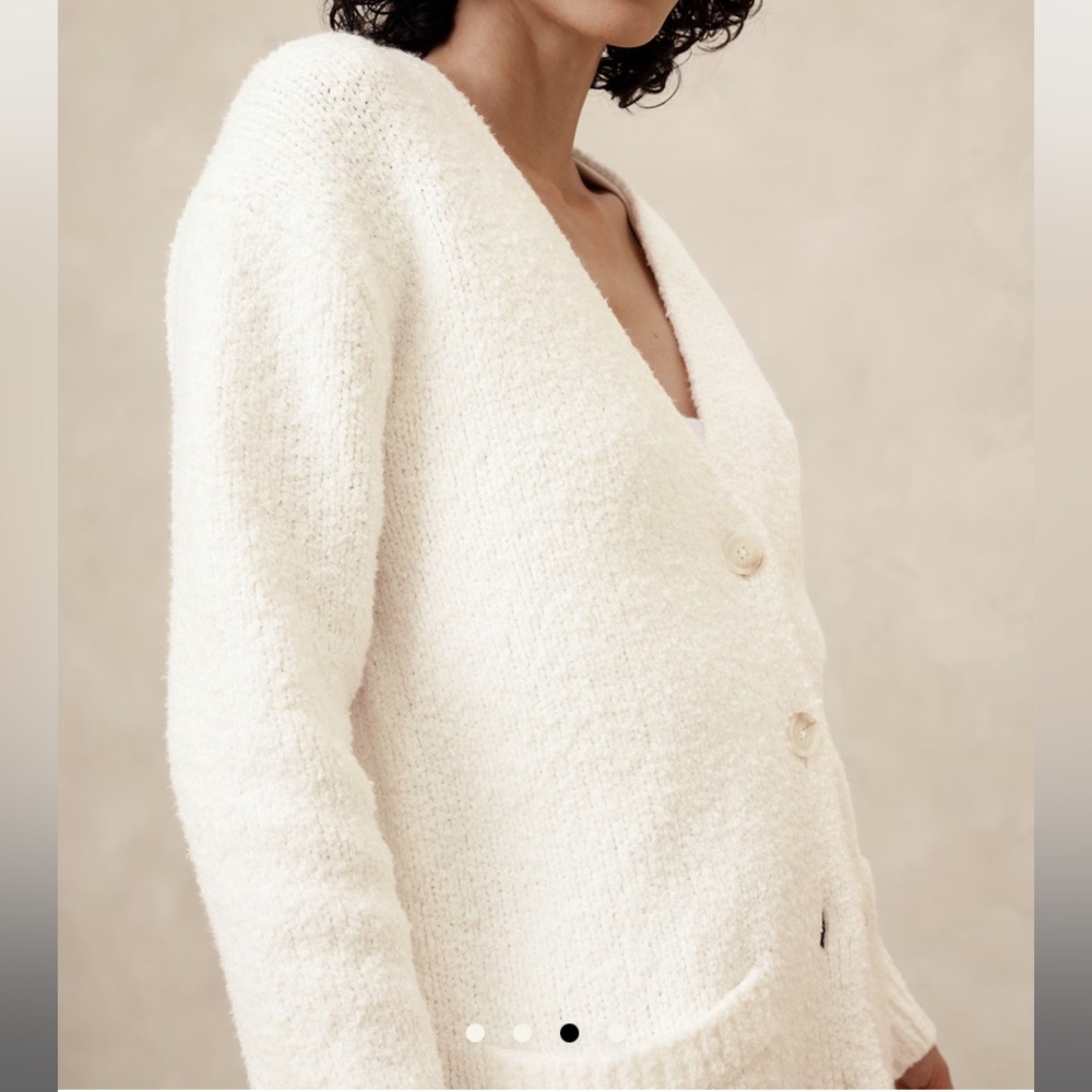 Banana Republic Factory Boucle Cardigan - Large